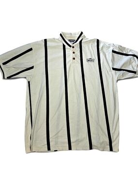 ●LA Loving● Mens Miller MGD Striped Polo Top - Xtra Large